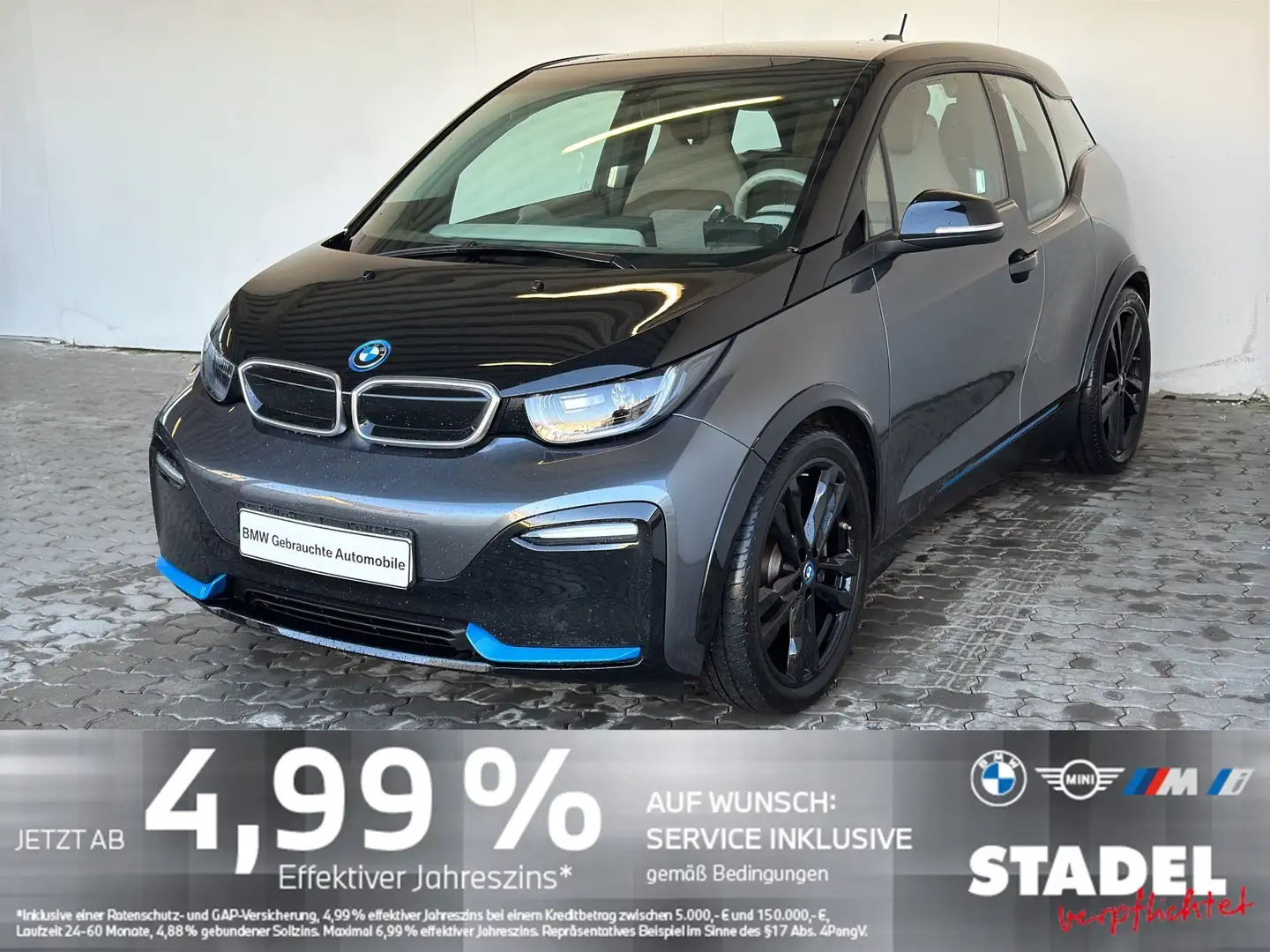 BMW i3 s 120 Ah Business Navi.Schnelllade.Klimaau.MFL Grau - 1