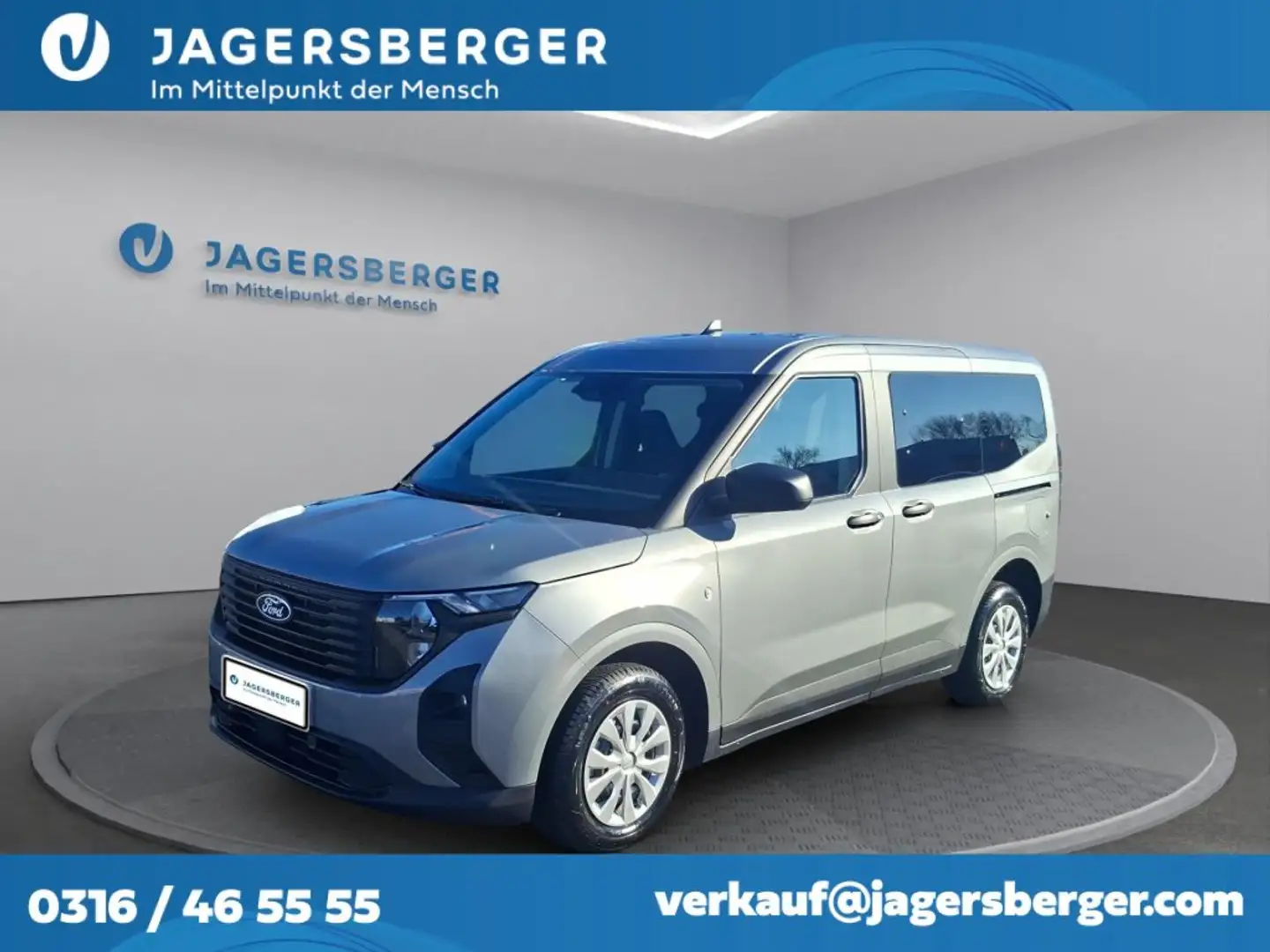 Ford Tourneo Courier 1,0 EcoBoost Trend Silber - 1