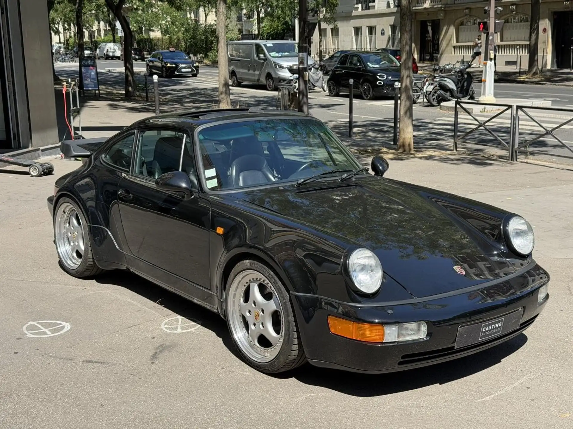포르쉐 911 Turbo Coupe 1991 검정 사진 3