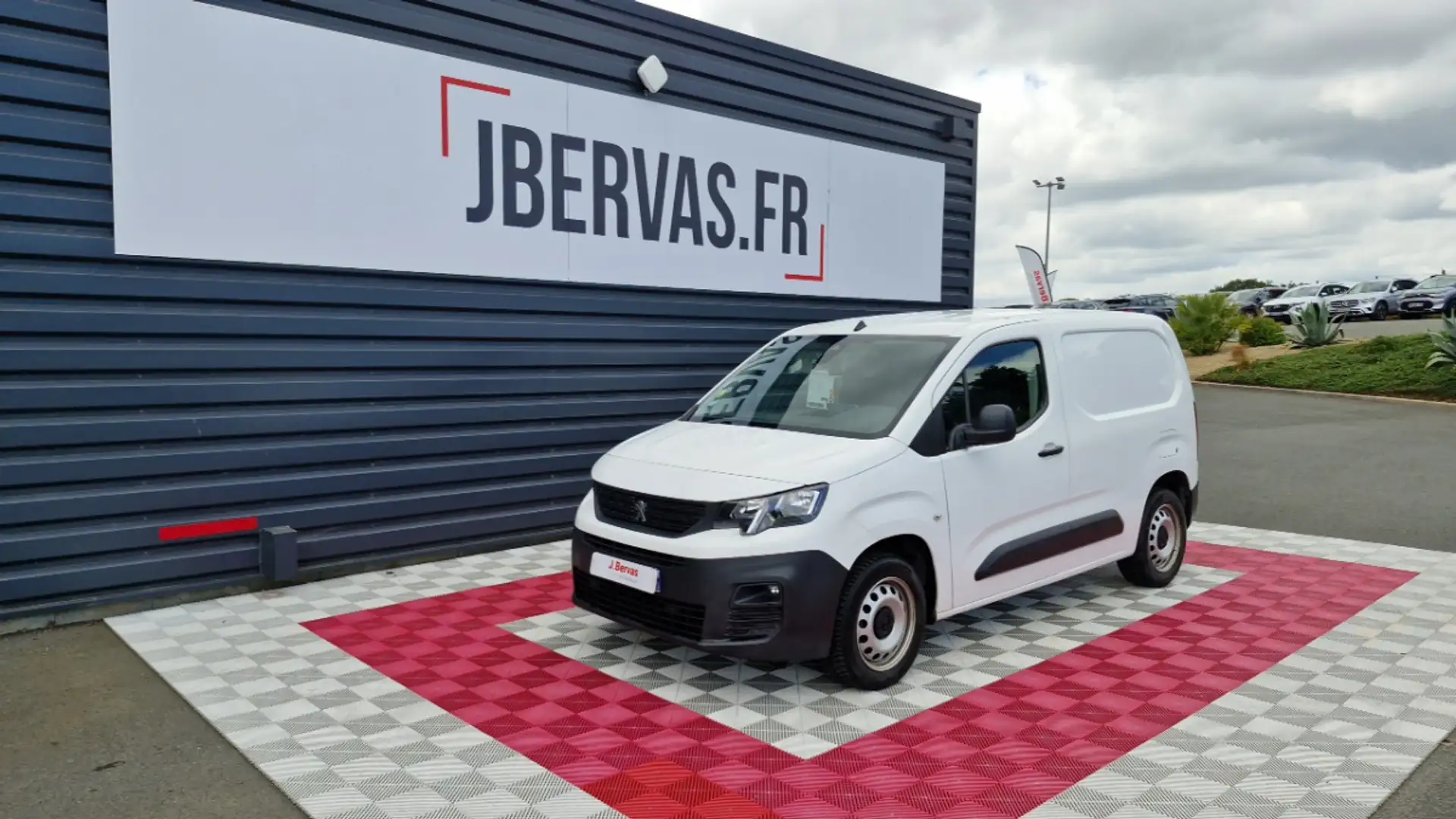 Peugeot Partner STANDARD 650 KG BLUEHDI 130 SS EAT8 ASPHALT Blanc - 1