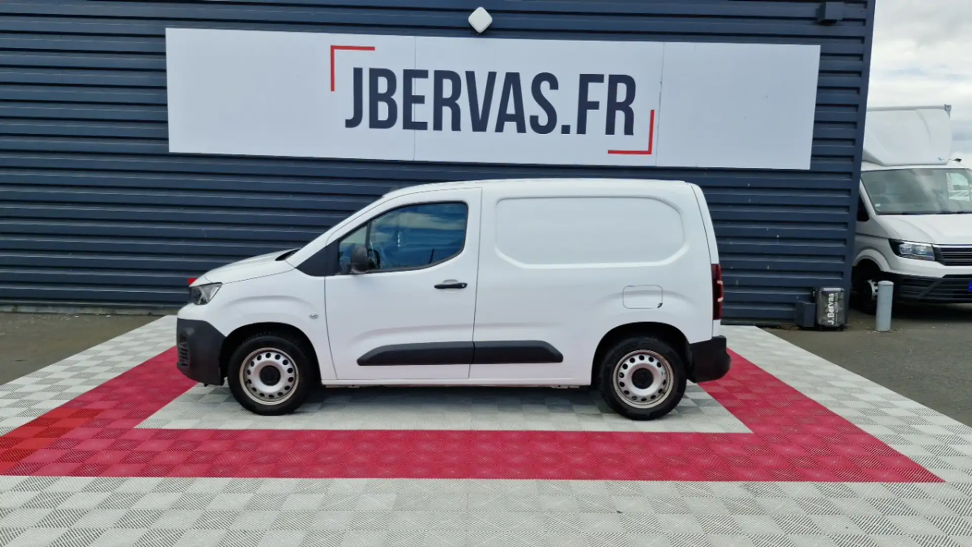 Peugeot Partner STANDARD 650 KG BLUEHDI 130 SS EAT8 ASPHALT Blanc - 2