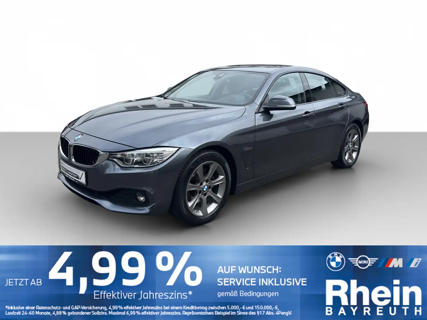 BMW 430 d Gran Coupe Navi Prof HUD AdapLED AHK GSD Navi Pr Grau - 1