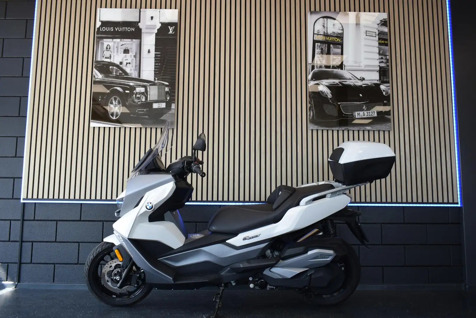 BMW C 400 GT 2x BMW 2023/2024 UNIEK !! Km 910 !! Wit - 2