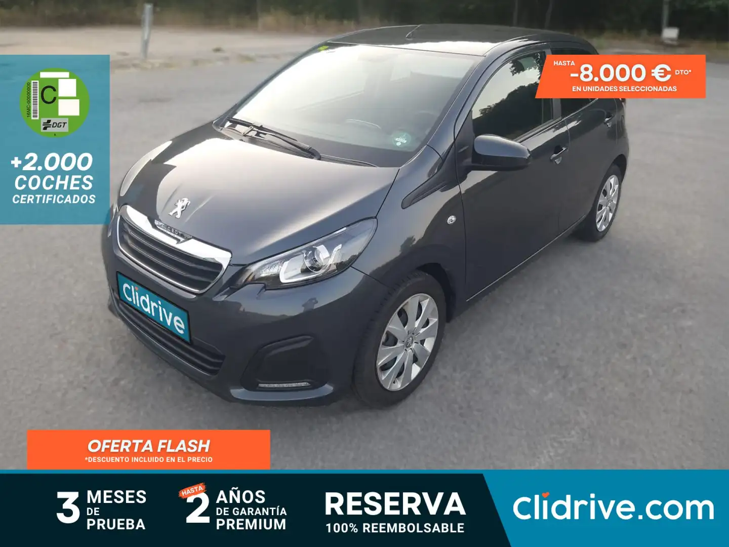 Peugeot 108 Top! 1.2 PureTech Allure Negro - 1