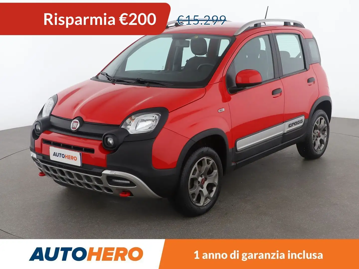 Fiat Panda 0.9 Cross 4x4 Rosso - 1
