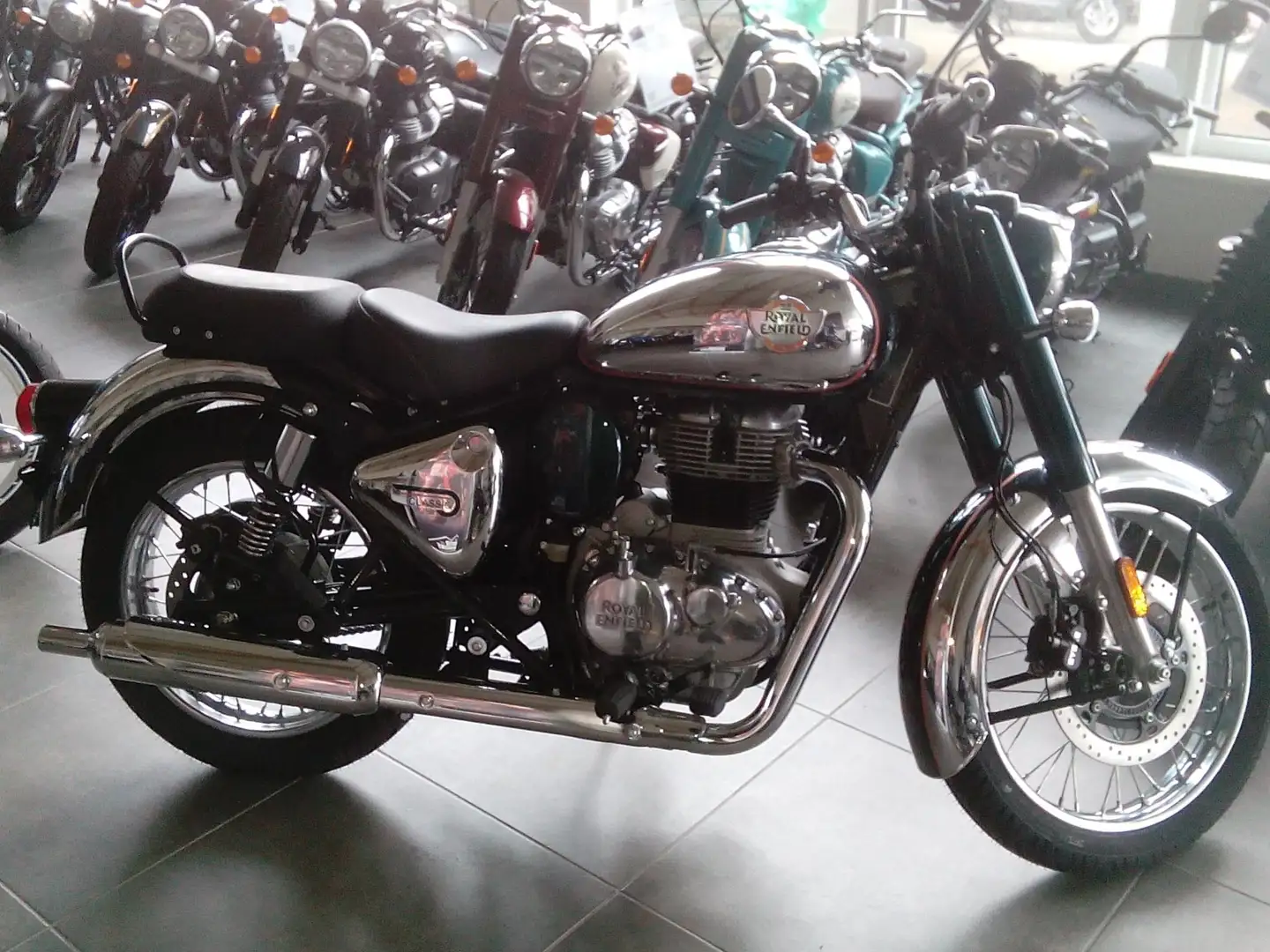 Royal Enfield Classic Classic Chrom 350 / Grün - Emerald Grün - 1