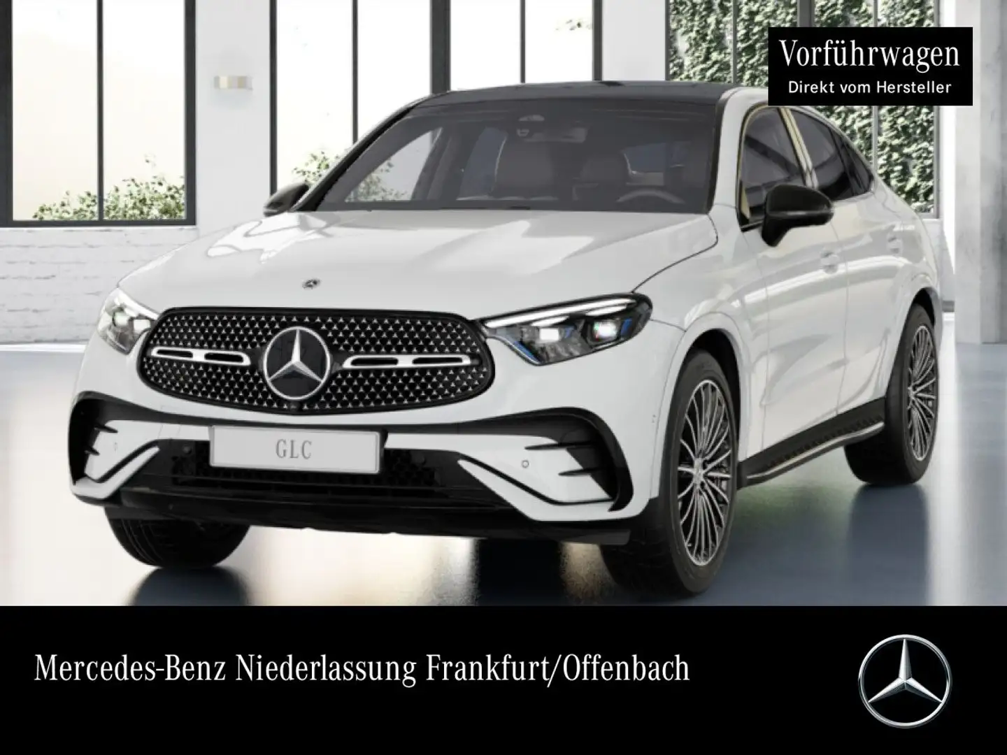 Mercedes-Benz GLC 220 d 4M AMG+NIGHT+PANO+360+AHK+BURMESTER+TOTW Weiß - 1