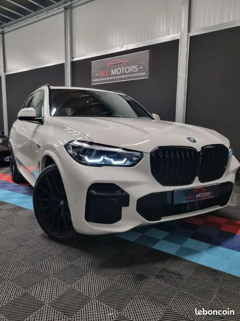 BMW X5 xdrive 45e pack m garantie 05-2025 Blanc - 1