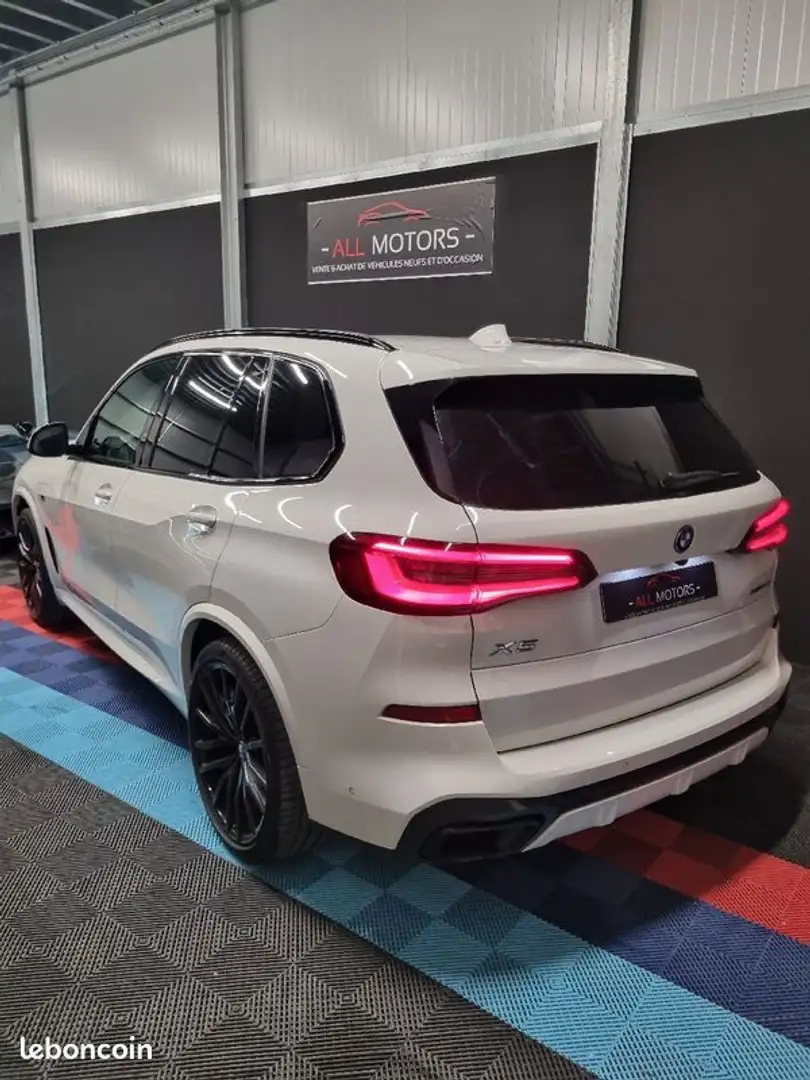 BMW X5 xdrive 45e pack m garantie 05-2025 Blanc - 2