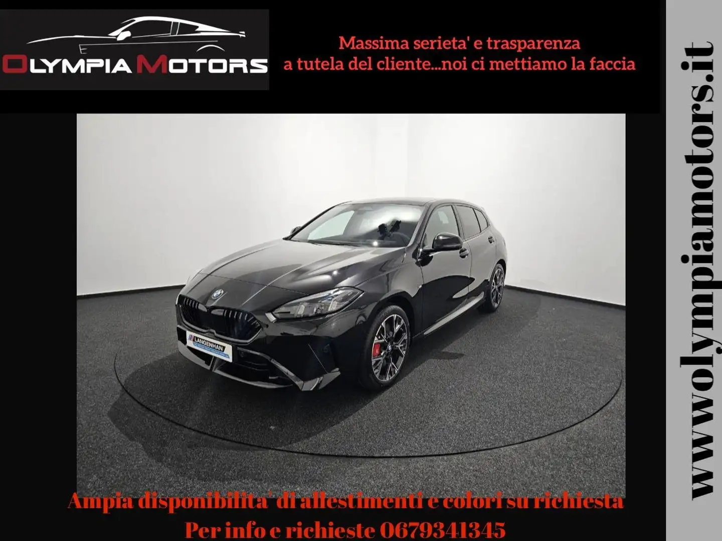 BMW 118 D M SPORT NEW NAVI LASER 19 H&K HEAD-UP Noir - 1