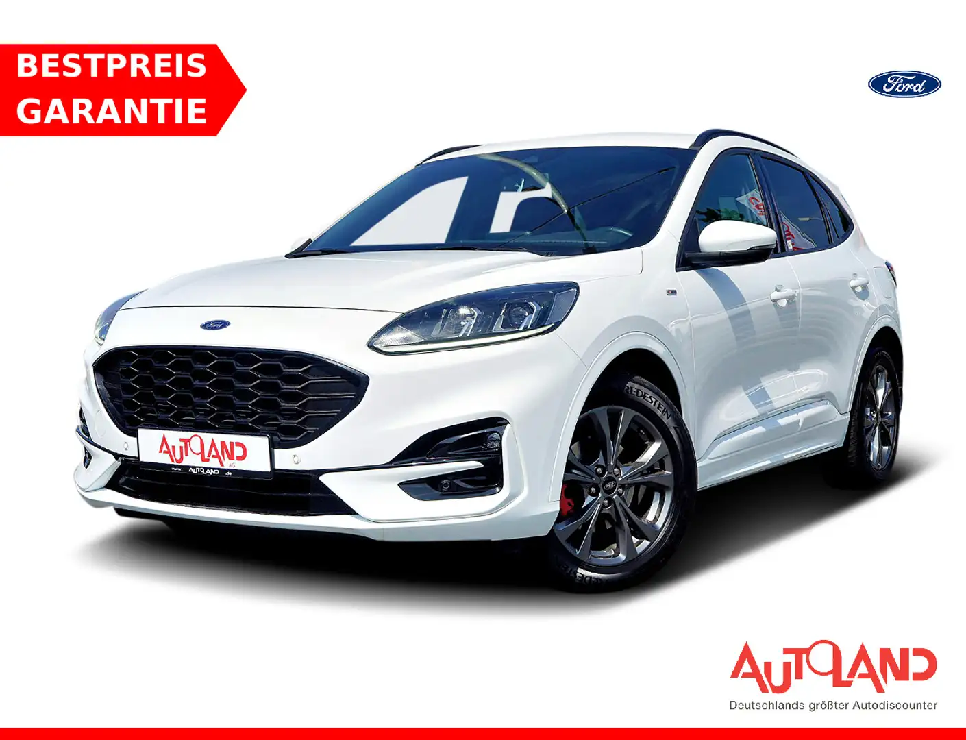 Ford Kuga 1.5 EcoBlue ST-Line VC 4xSHZ LHZ Navi Kamera Wit - 1