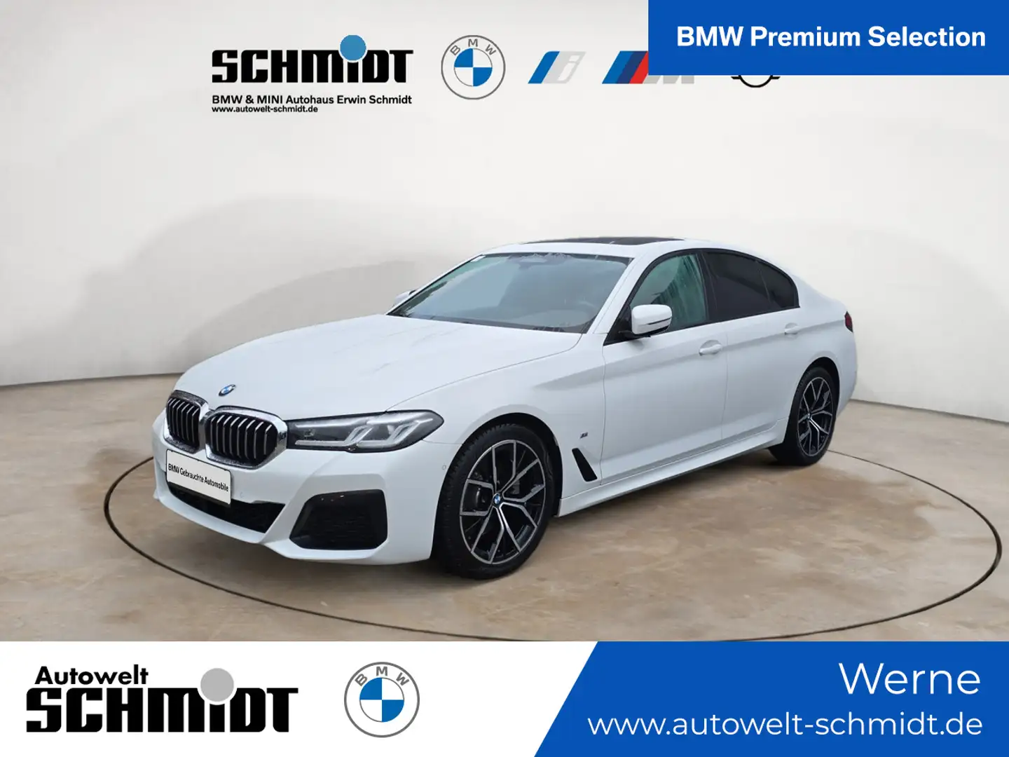 BMW 520 d M Sportpaket + GARANTIE-bis-05.2028 Blanc - 1