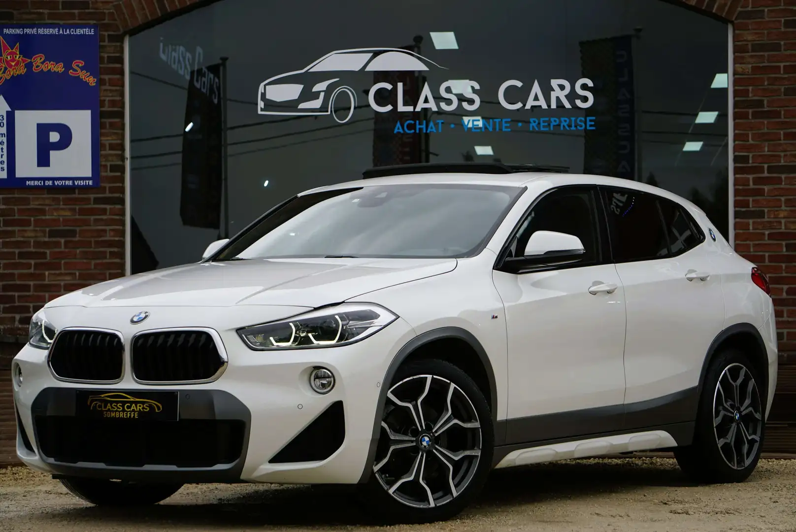 BMW X2 1.5iA sDrive18 PACK M AUTO NAVI CLIM PDC LED EU6dt Blanc - 1