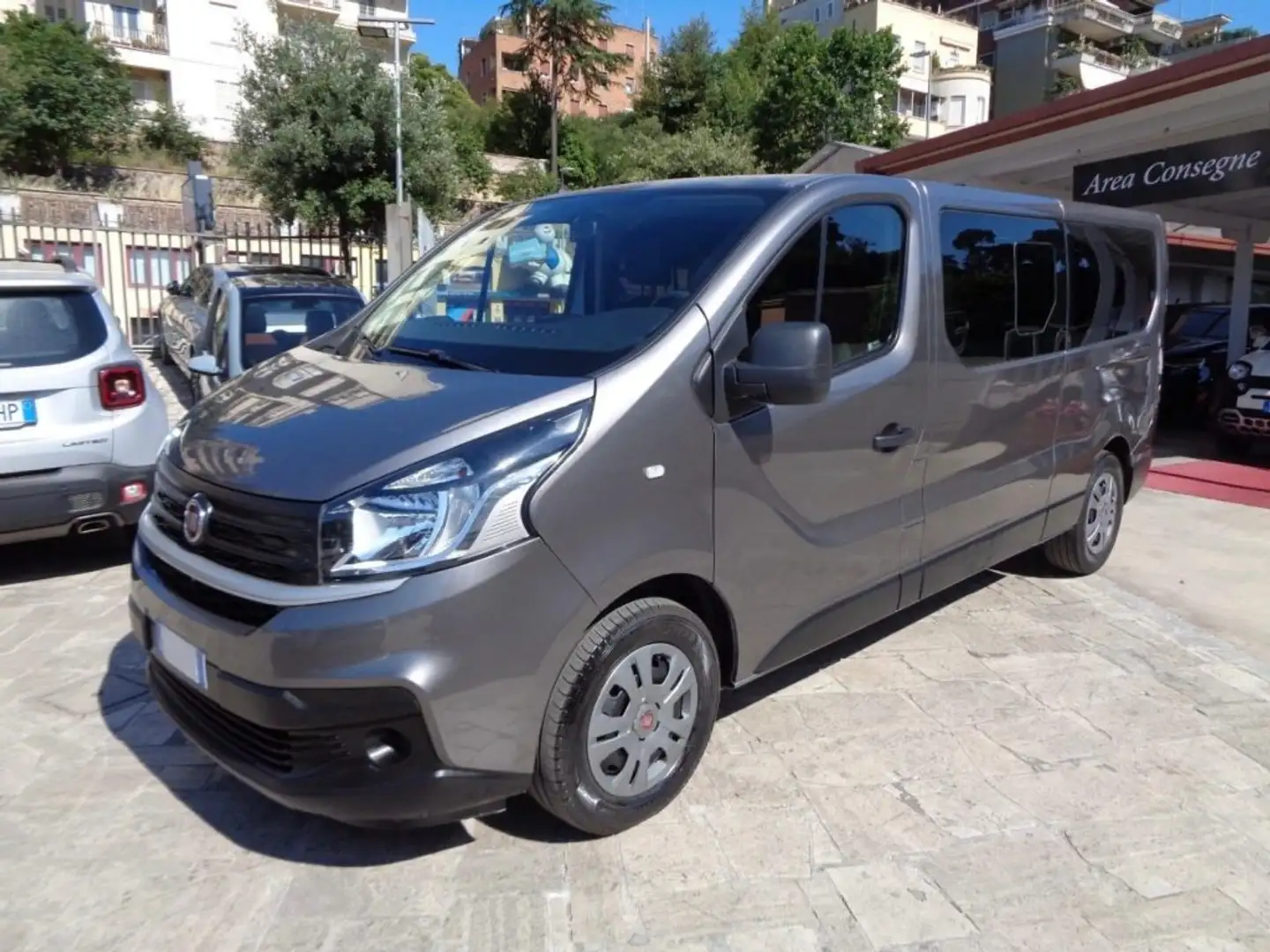 Fiat Talento 2000 ECOJET COMBI 120CV L2H1 PDC VETRISCURI ITALIA Grigio - 1