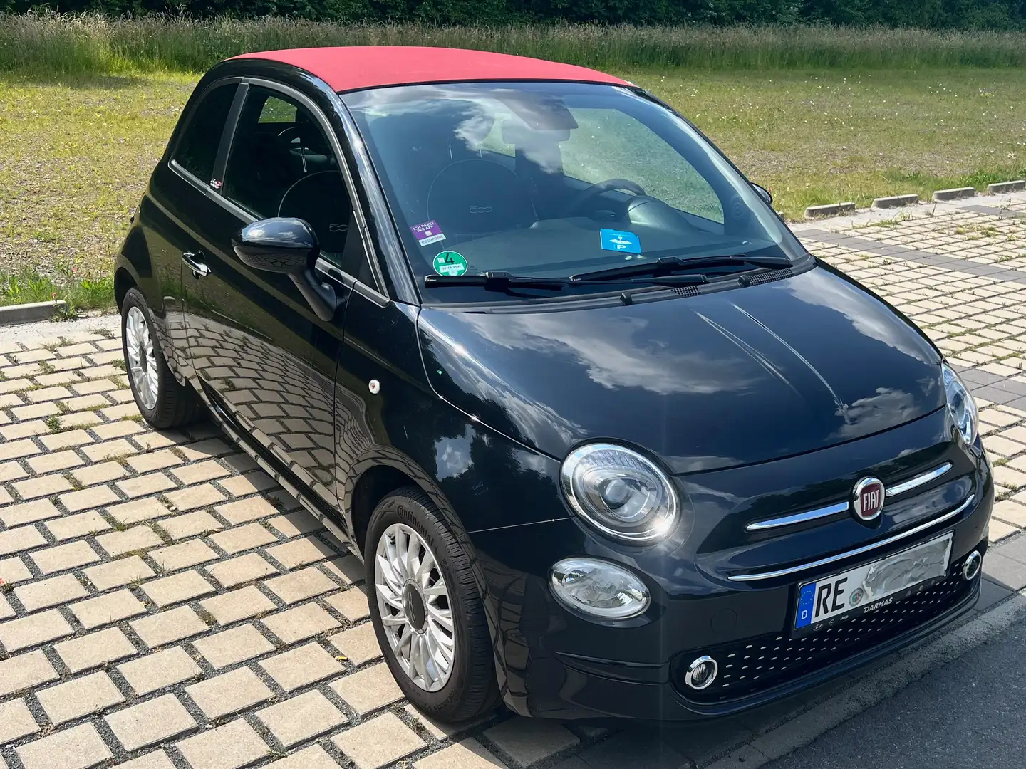 Fiat 500C 500 C 1.0 GSE N3 Hybrid Lounge Schwarz - 1