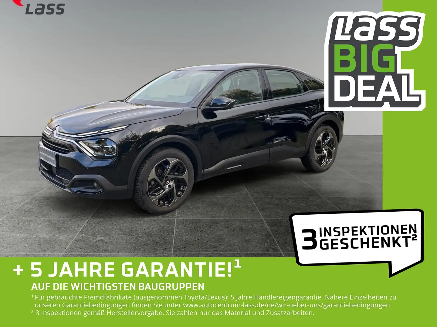 Citroen C4 1.2 Plus +Allwetter+Heckkamera+Navigation! Zwart - 1