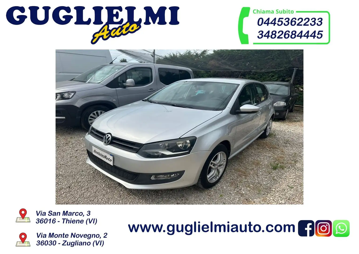 Volkswagen Polo Polo 1.2 70 CV 5 porte Comfortline Argento - 1