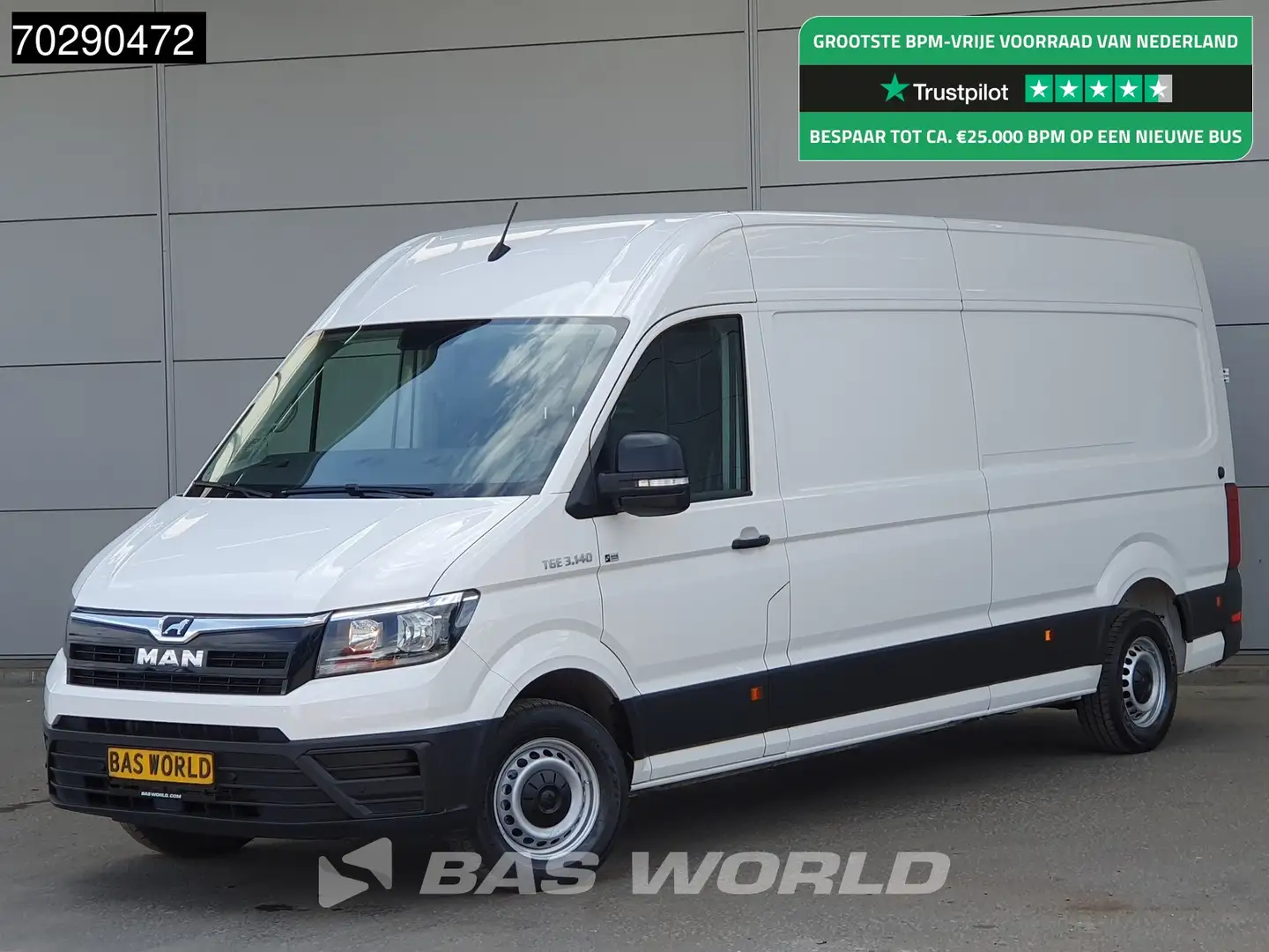 MAN TGE 3.180 COMING SOON! Automaat 180PK L4H3 Airco Cruis Wit - 1