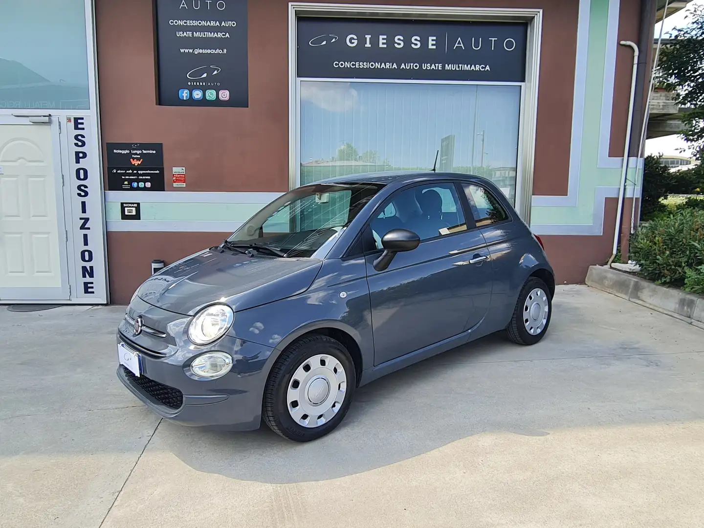 Fiat 500 500 III 2015 1.0 hybrid Cult 70cv OK NEOPAT Gris - 2