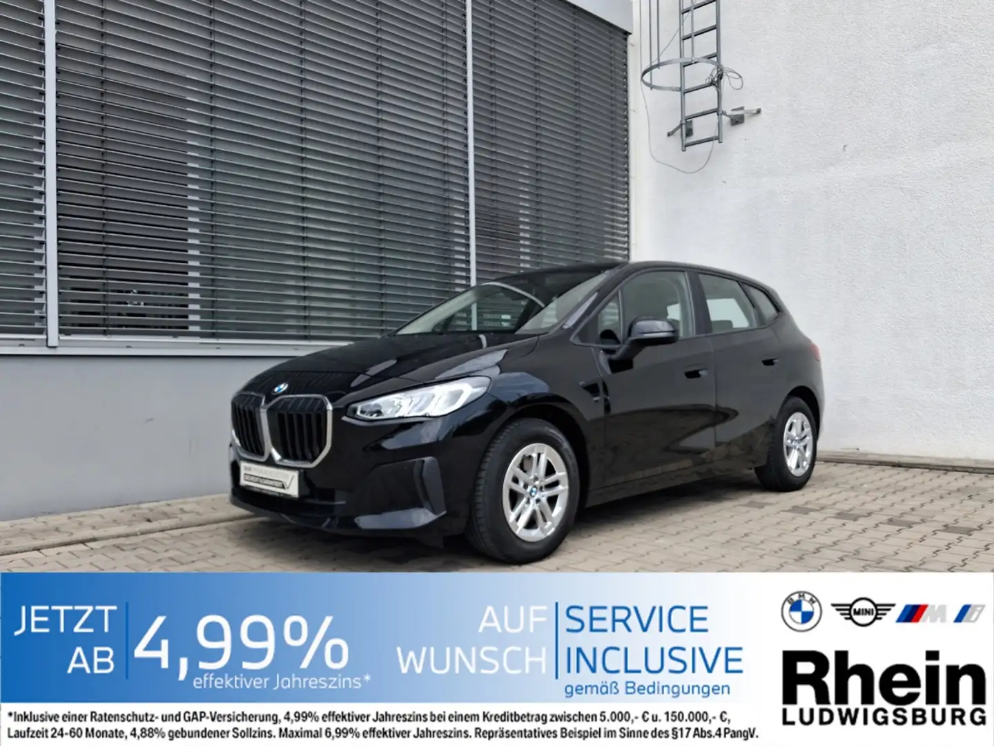 BMW 218 i Active Tourer Schwarz - 1