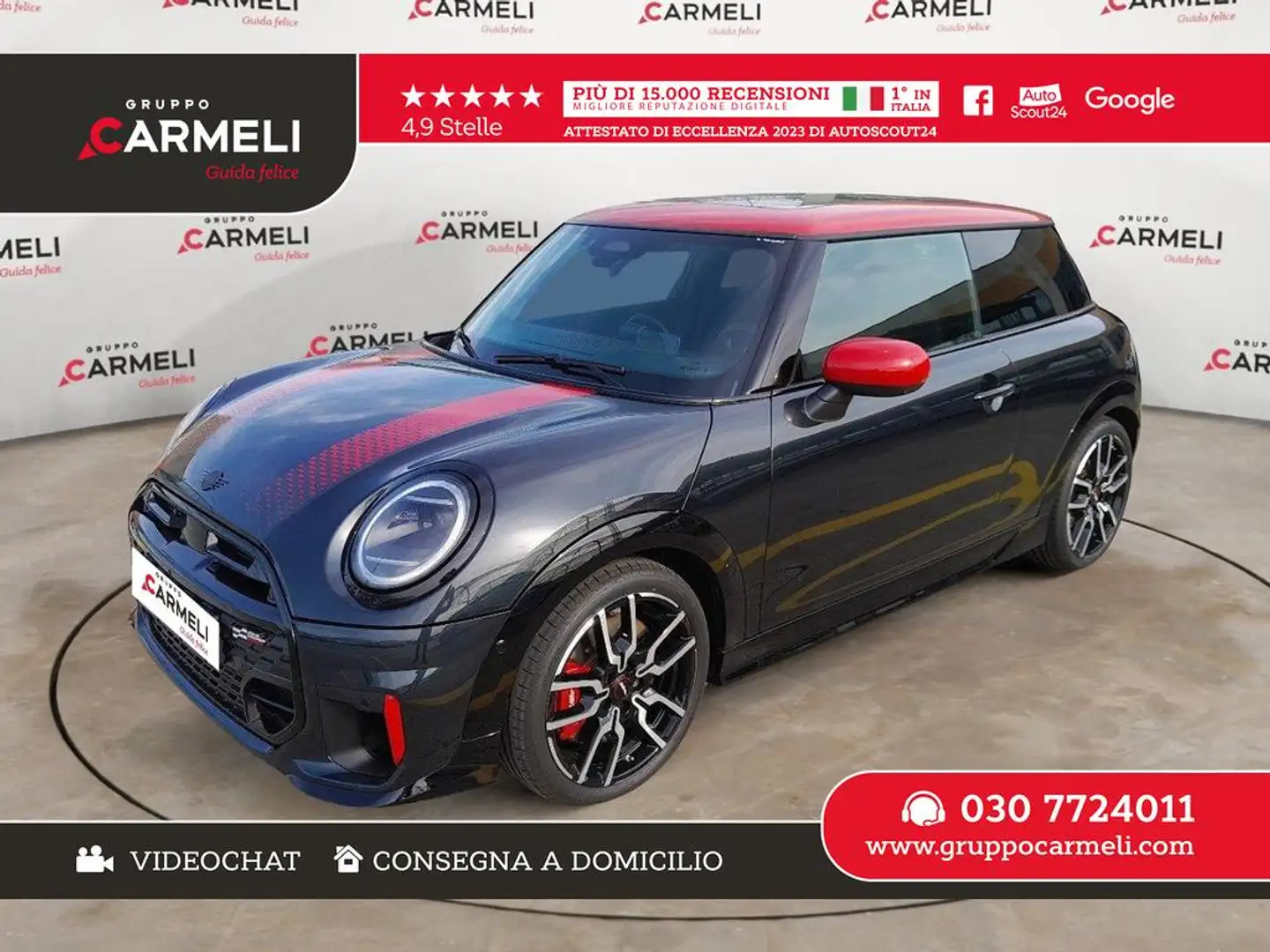 MINI John Cooper Works Mini  3p 2.0   JCW auto Сірий - 1
