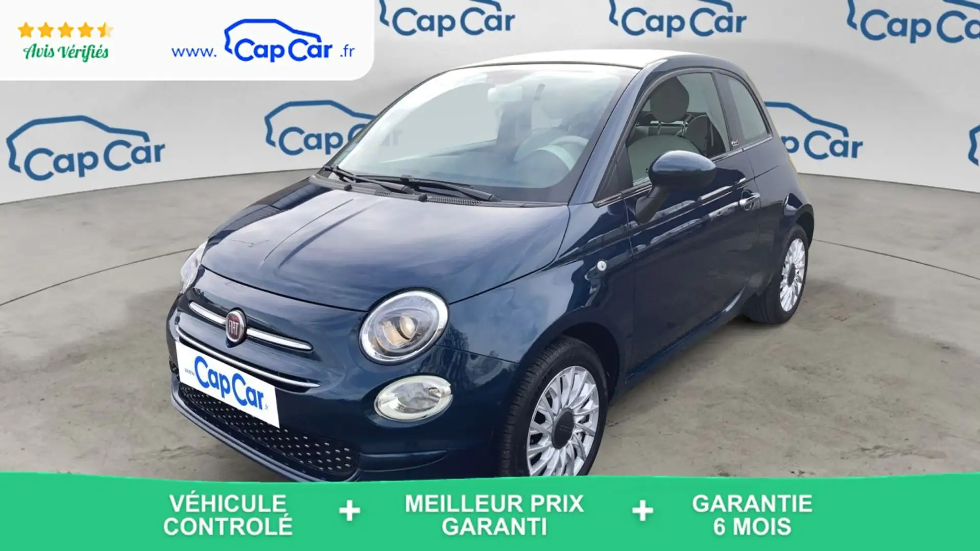 Fiat 500C 1.2 69 Lounge - Toit ouvrant - 1
