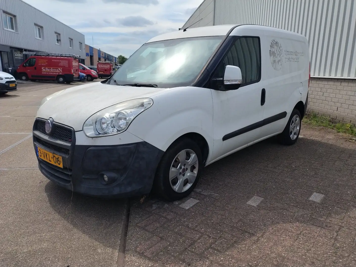 Fiat Doblo 1.3 M-Jet SX Motorstuk Wit - 1