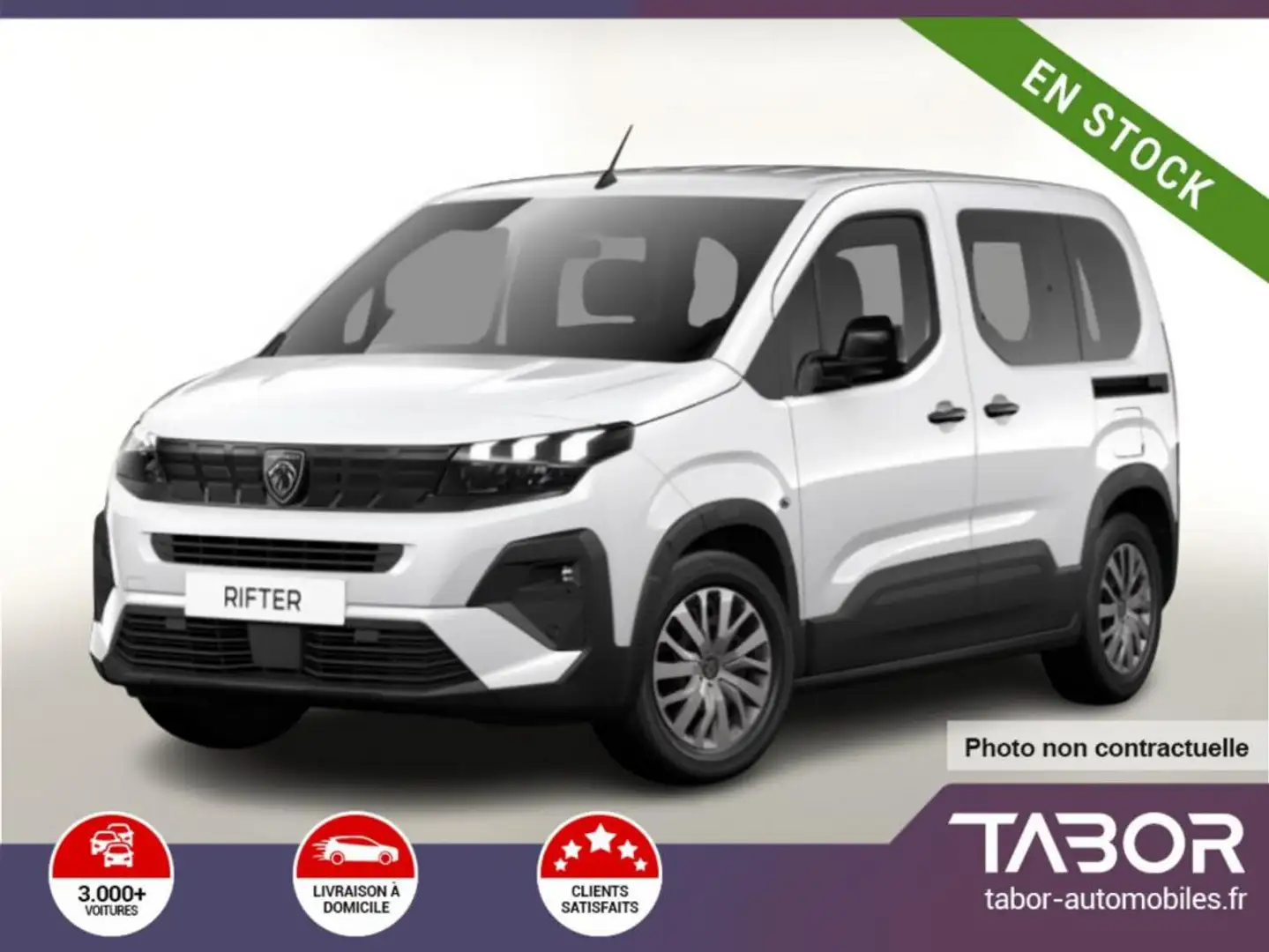 Peugeot Rifter 1.5 BHDi 100 Allure L1 GPS Cam Blanc - 1