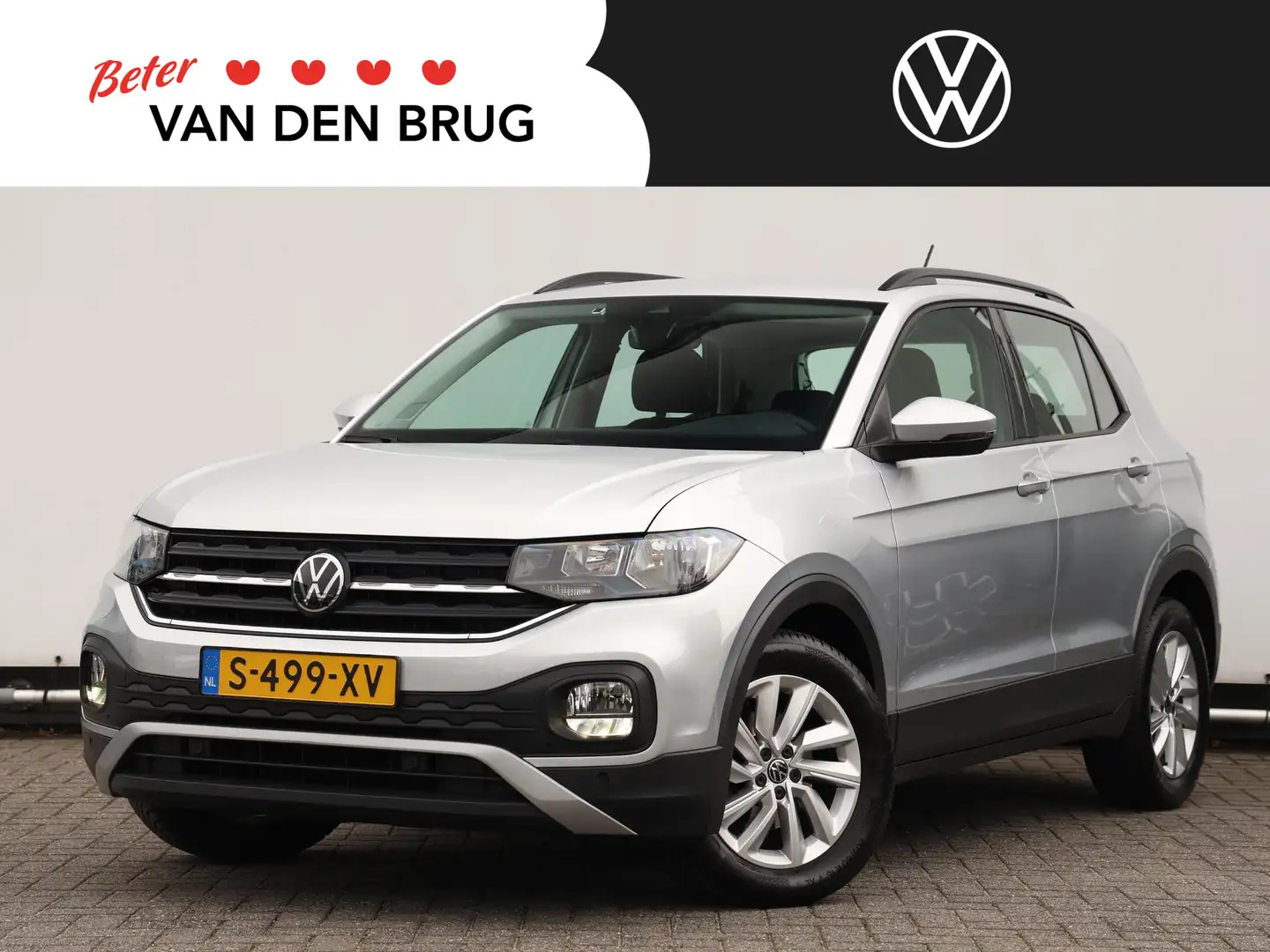 Volkswagen T-Cross 1.0 TSI Life 95PK | Led | Navigatie | Airco | Came Gris - 1