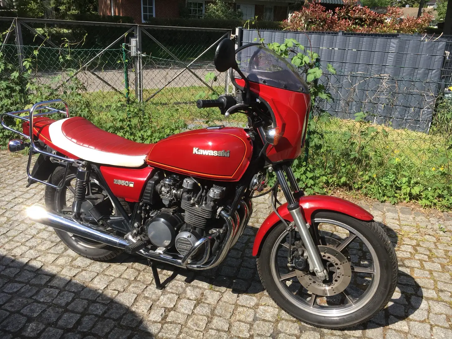 Kawasaki Z 650 oldtimer Kırmızı - 2