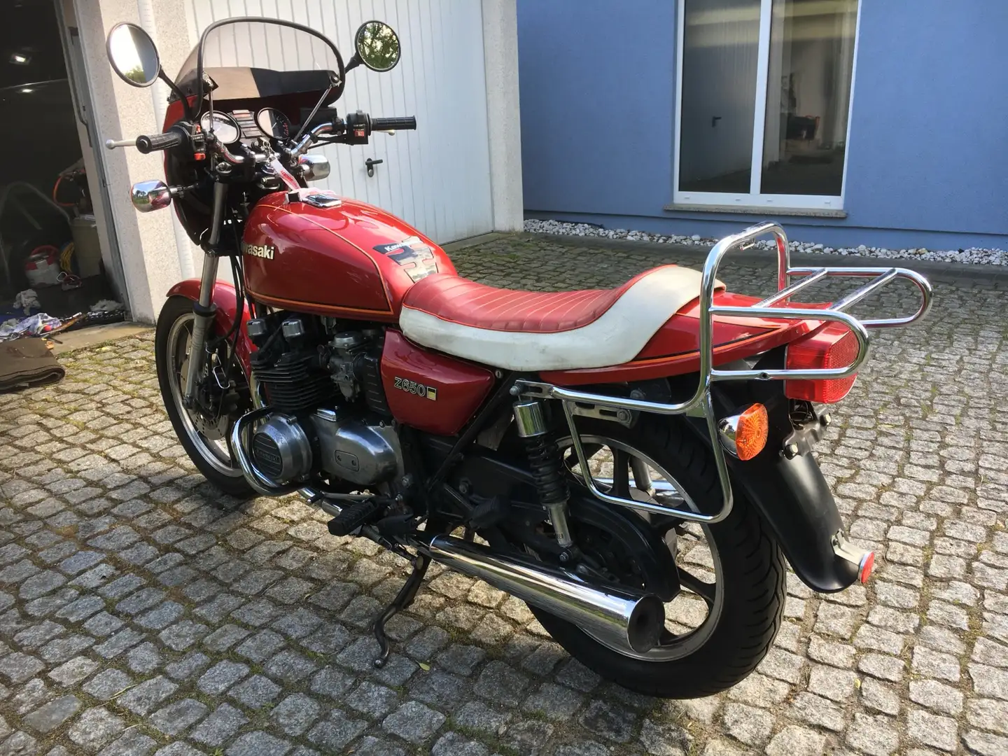 Kawasaki Z 650 oldtimer Rouge - 1