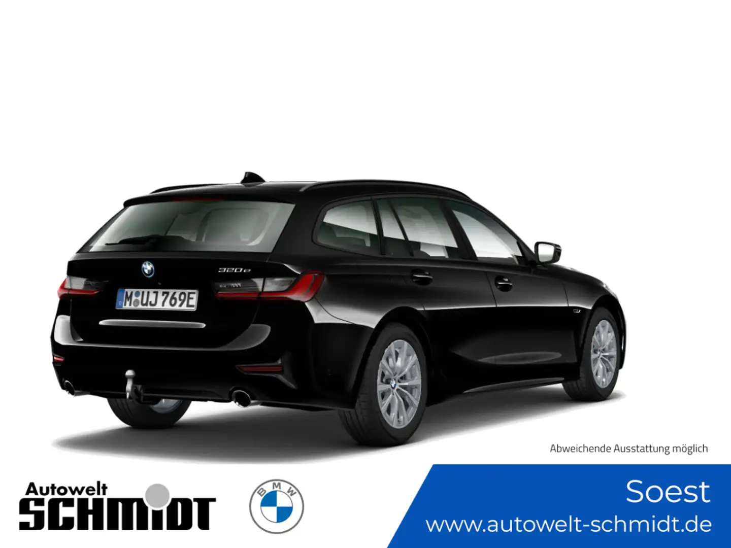 BMW 320 e Touring Advantage + GARANTIE Schwarz - 2