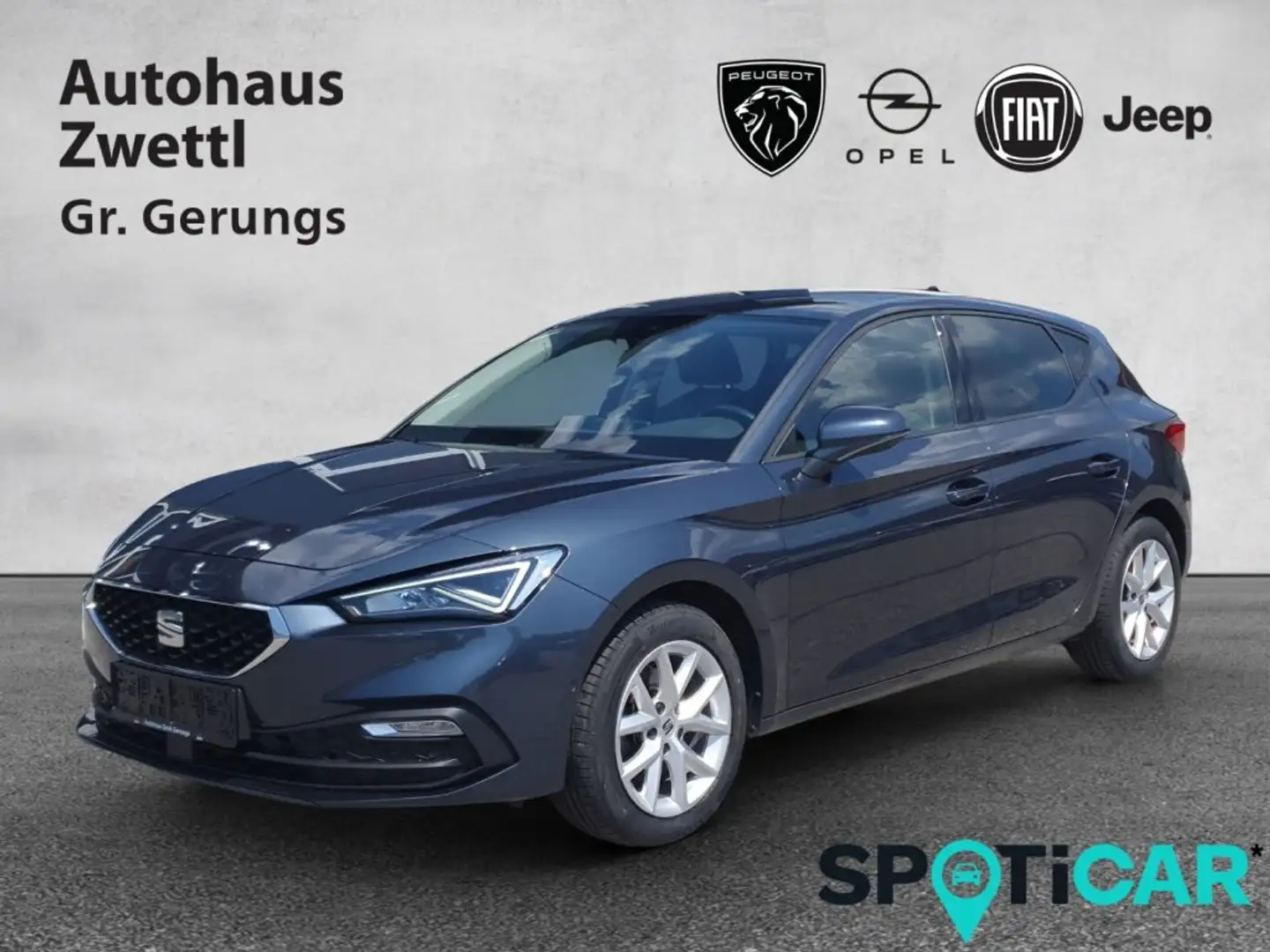 SEAT Leon 2,0 TDI Style* LED* Navi* AHV Grau - 1