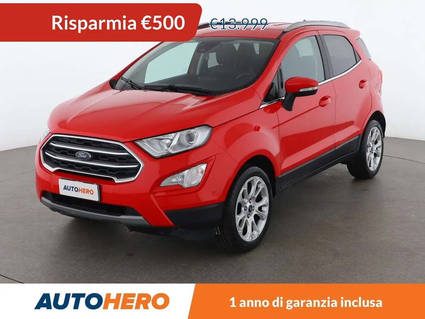 Ford EcoSport 1.0 EcoBoost Titanium Червоний - 1