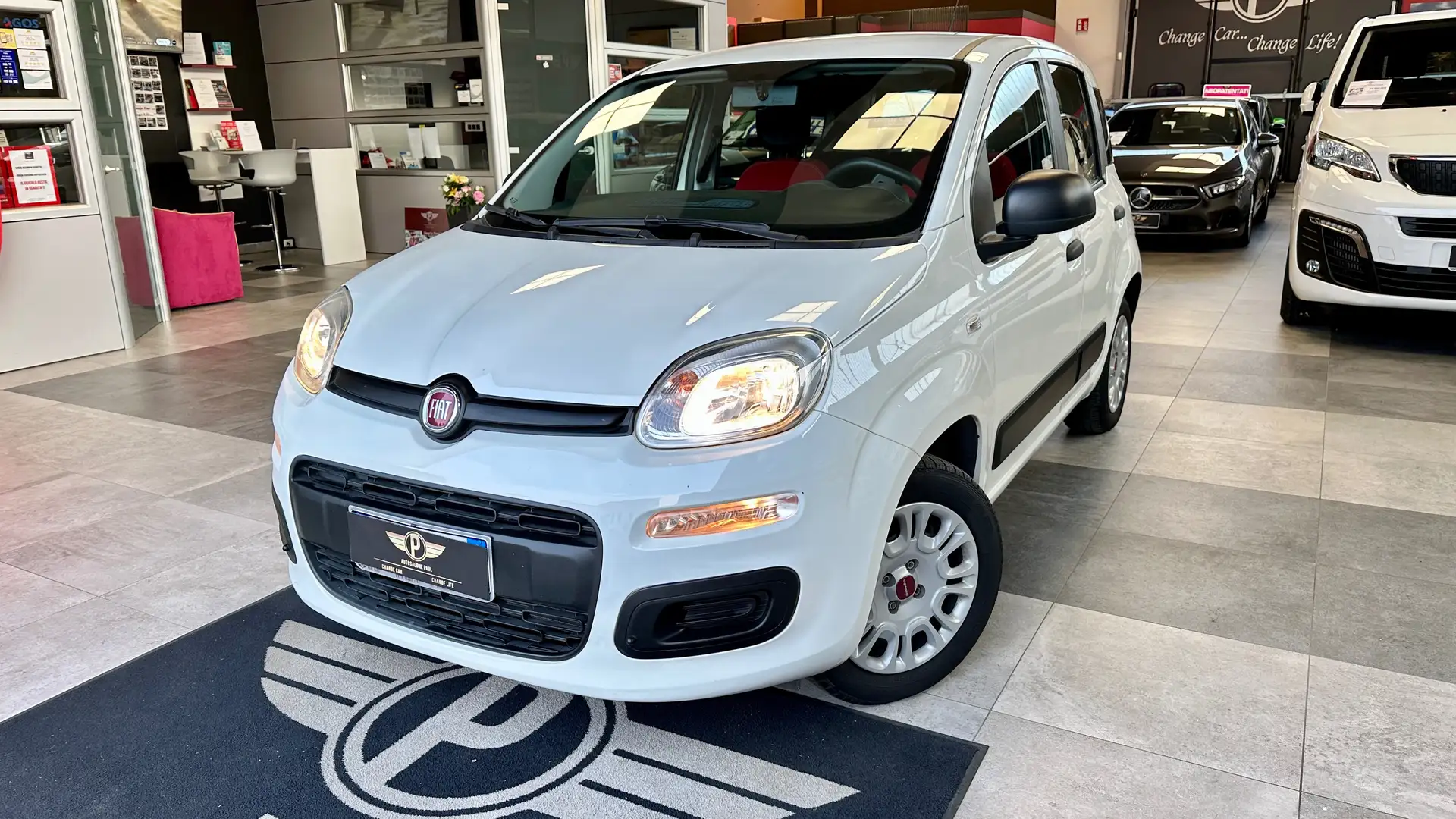 Fiat Panda 1.2 Benzina 69CV S&S Easy +Neopatentato Blanc - 1