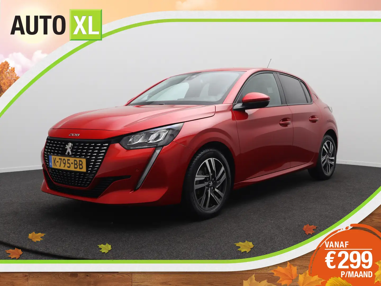 Peugeot 208 1.2 101 PK Allure 3D-Cockpit Cruise Camera Rouge - 1