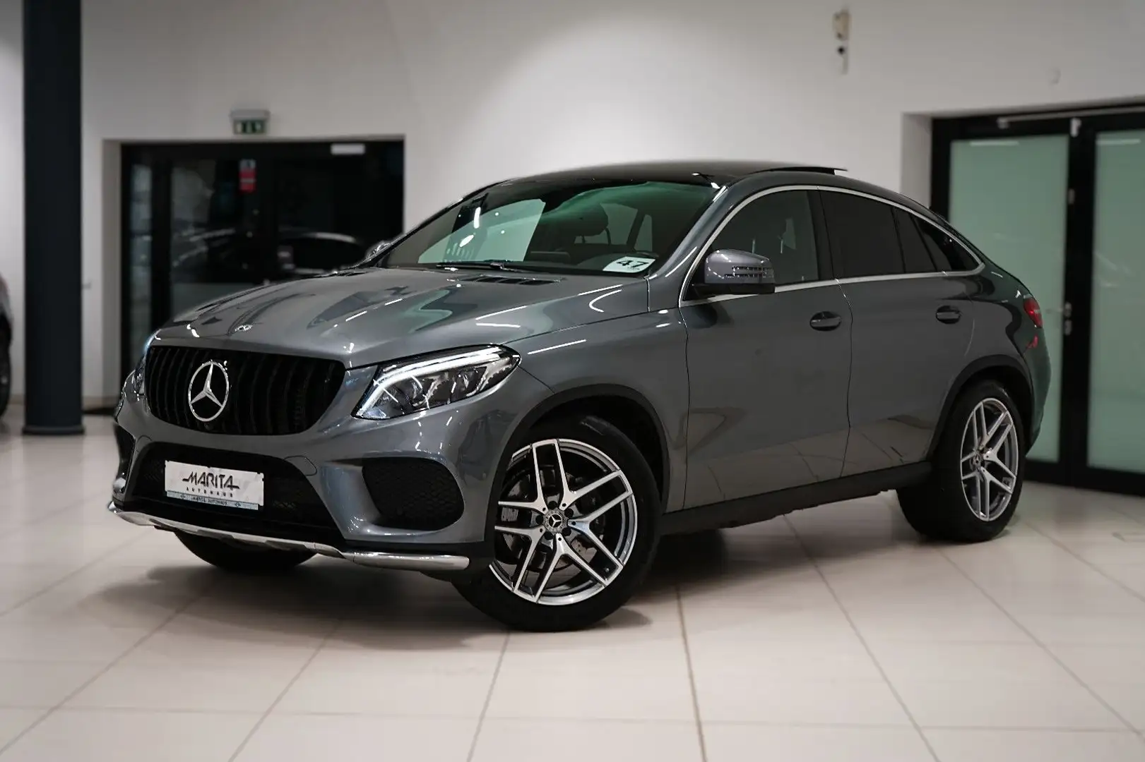 Mercedes-Benz GLE 350 COUPE|AMG|LUFT|MEMO|360|PANO|STANDHZ|H&K Gris - 1
