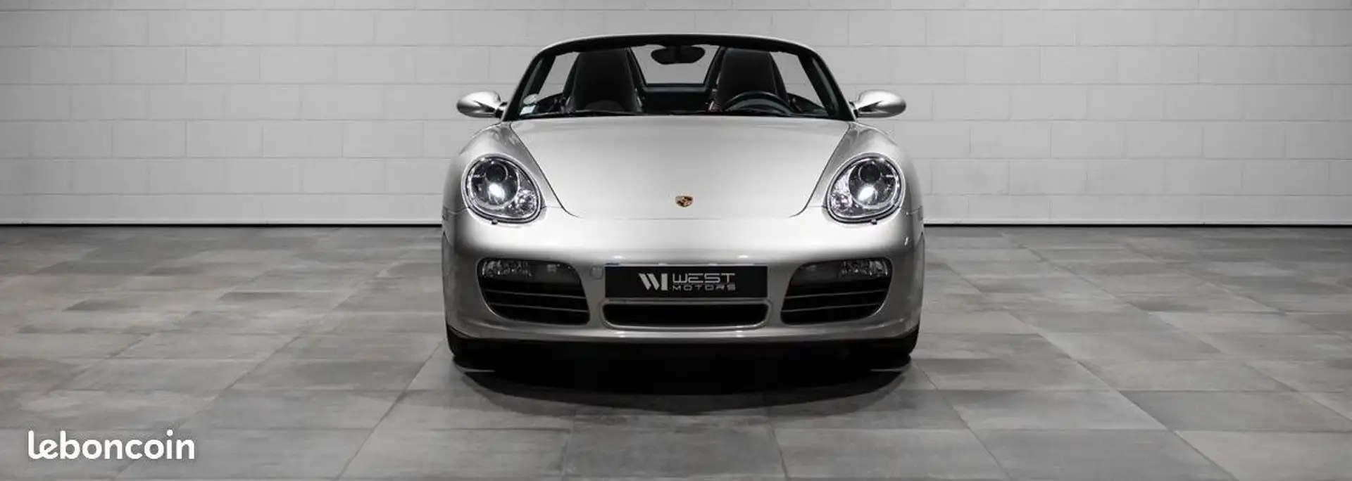 Porsche Boxster S 987 3.4 295 Ch – Immat France Capote électrique Rétros chauffants Sellerie Cuir Clim auto 599E-Mois Argent - 2