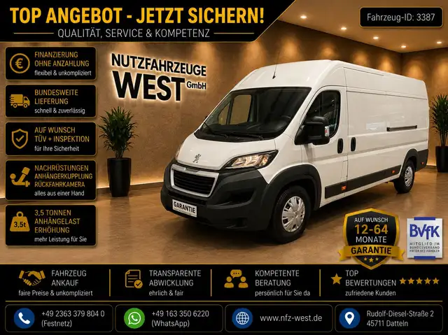 Peugeot Boxer HDI Maxi Hoch+Lang*L4-H2*AHK=3T*Garantie