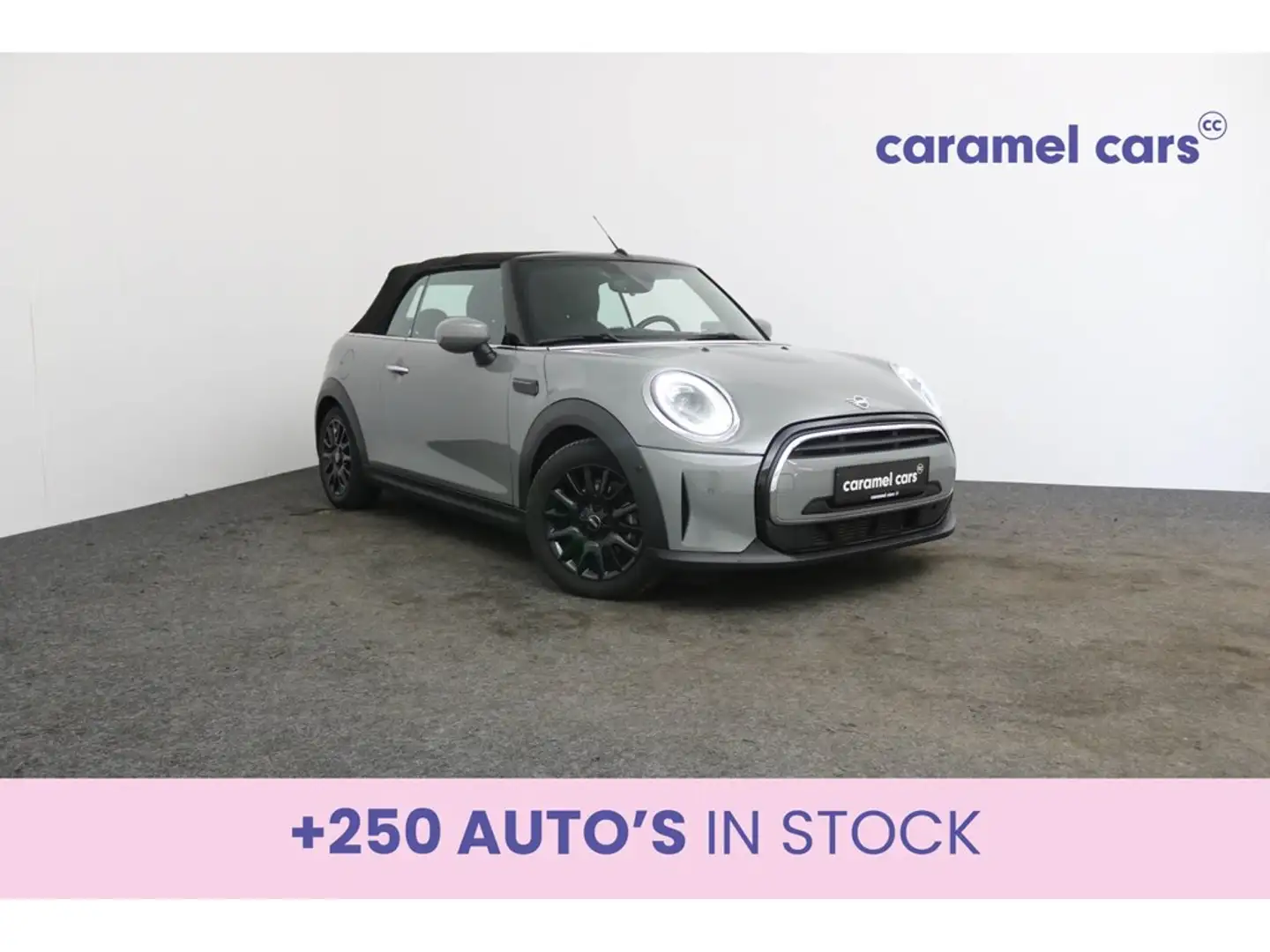 MINI Cooper Cabrio 1.5 TURBO AUTOMAAT *DAB*GPS*SENSOREN*BTW AFTREKBAA Grijs - 1