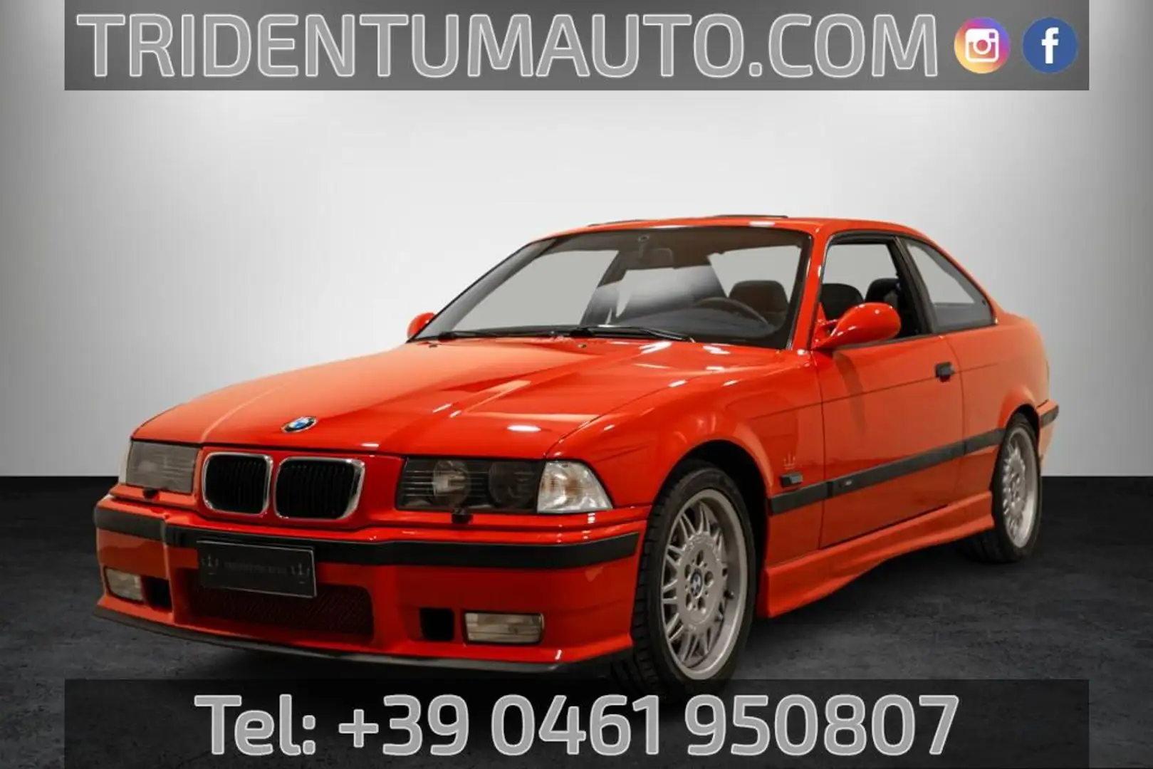 BMW M3 Coupe 3.0 c/airbag Rouge - 1