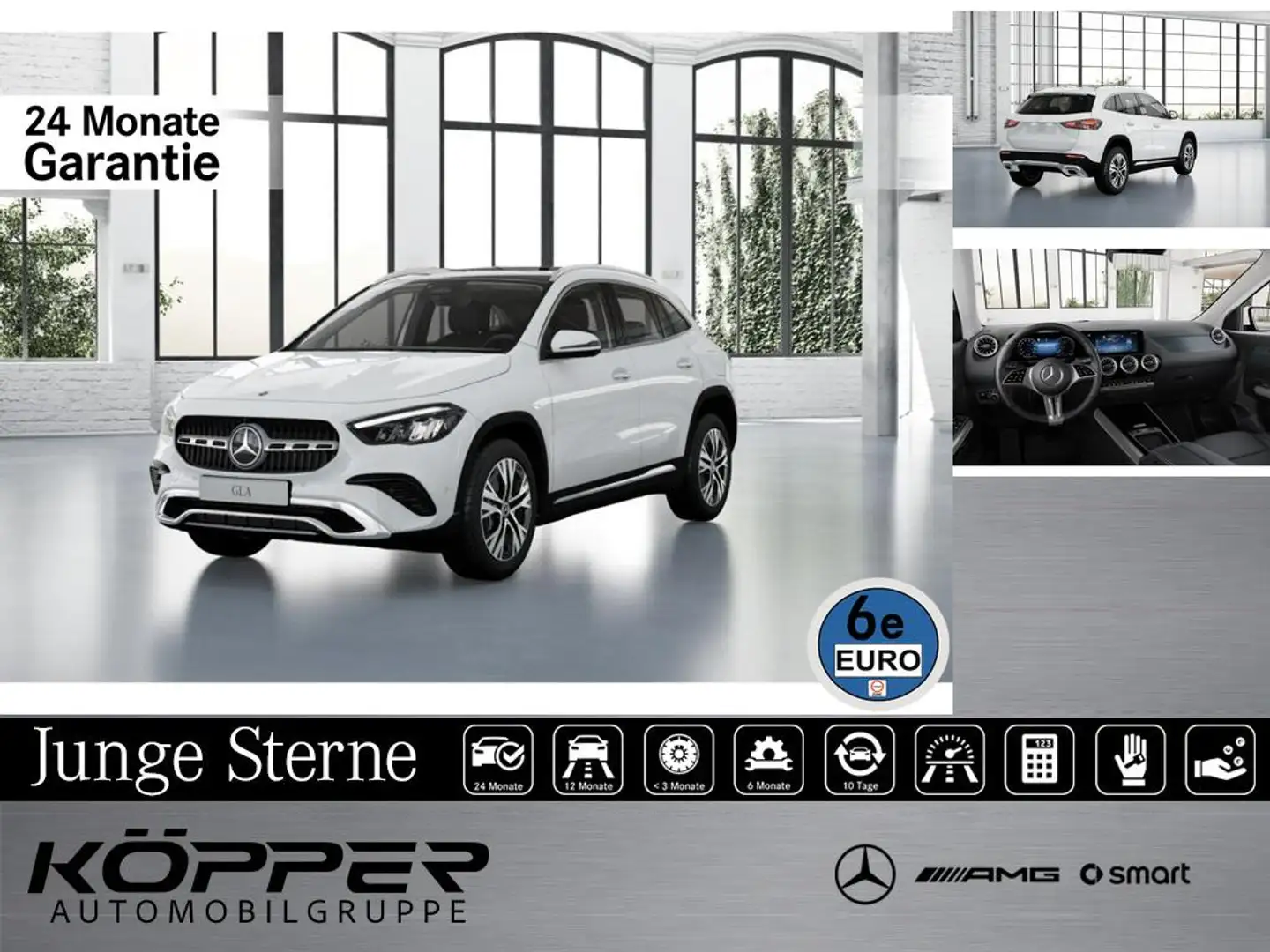 Mercedes-Benz GLA 220 4MATIC Progressive Advanced PLUS Pano. Weiß - 1