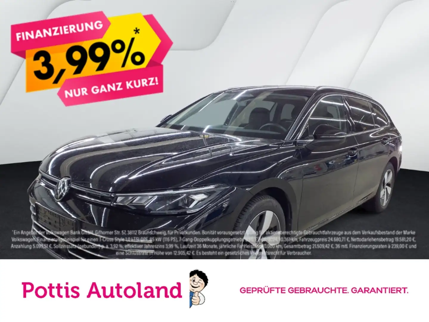Volkswagen Passat Variant 2.0 TDI DSG BUSINESS NAVI AHK KAMERA PDC Schwarz - 1