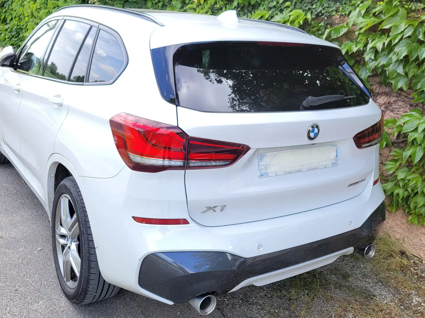 BMW X1 X1 sDrive 18d 150 ch BVA8 M Sport Blanc - 1