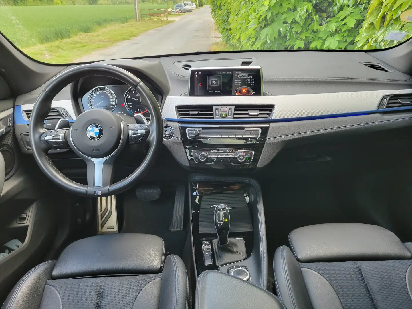 BMW X1 X1 sDrive 18d 150 ch BVA8 M Sport Blanc - 2