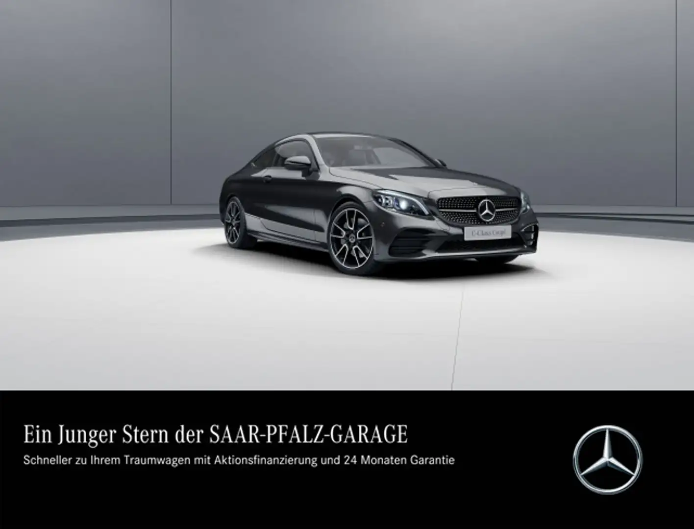 Mercedes-Benz C 300 C 300d Coupé AMG*NIGHT*CARPLAY*DISTR*R-KAM*SOUND Gri - 2