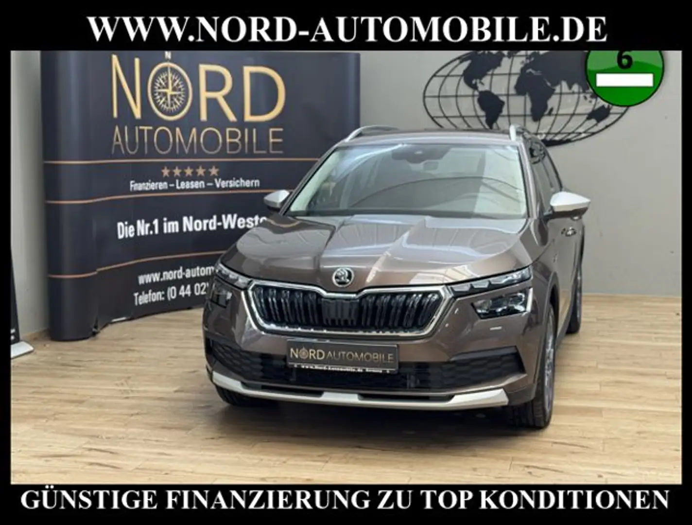 Skoda Kamiq Scout 1.6 TDI DSG Kamera/AHK/18/LED/Spurha Scout Braun - 1