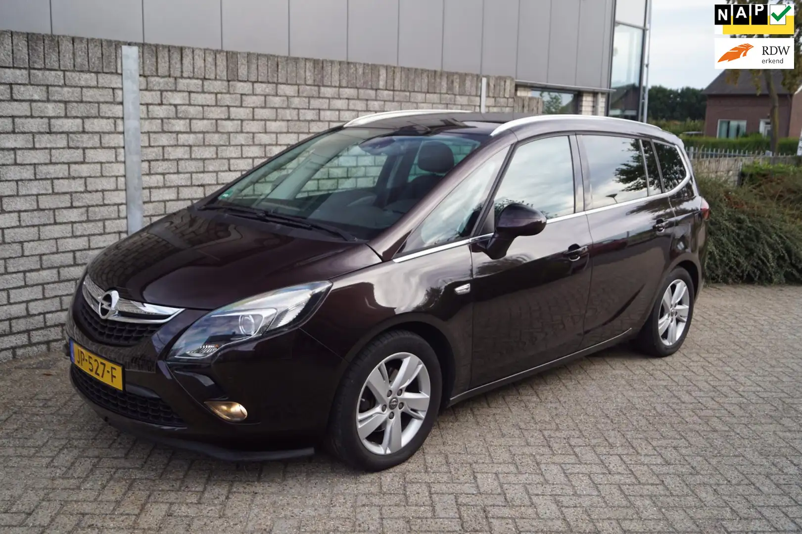 Opel Zafira Tourer 1.4 Turbo Blitz Leder Sportst Stoel/Stuur Verw Nav Marrone - 1