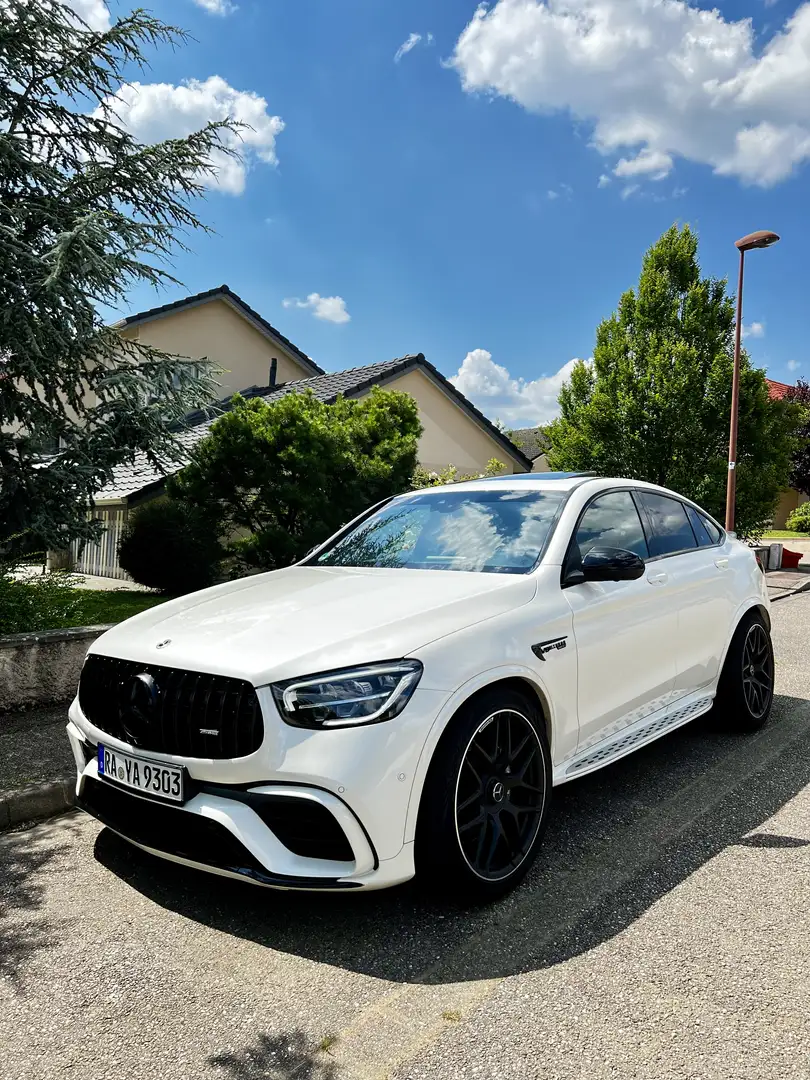 Mercedes-Benz GLC 63 AMG Coupé 360 Burmester  Pano Memory  4matic Blanc - 1