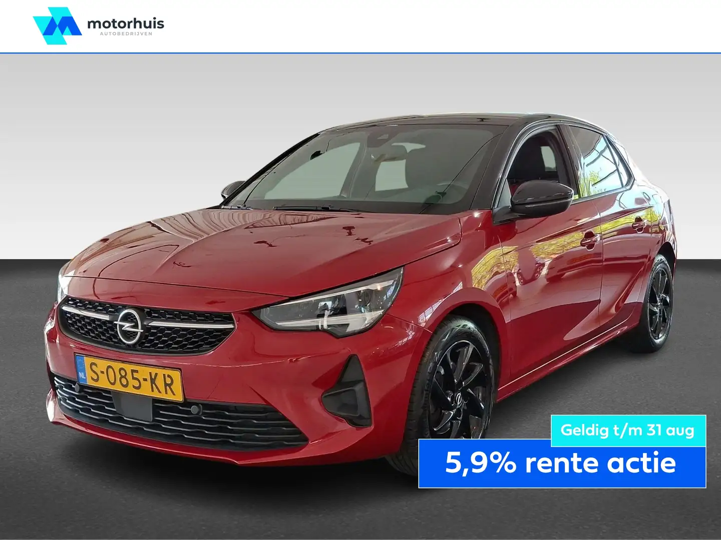 Opel Corsa 1.2 Turbo Start/Stop 130pk Aut GS Rood - 1